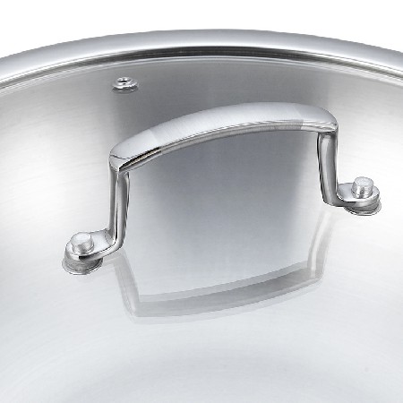 來利亞SUS304不鏽鋼湯鍋 24cm雙耳三層不鏽鋼不粘無塗層湯鍋可OEM